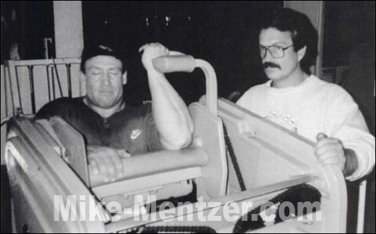 Mike Mentzer Encyclopedia - Mike Mentzer training Dorian Yates